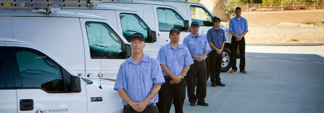 KIC Refrigeration crew ready for Mini Split Repair jobs across West Hollywood
